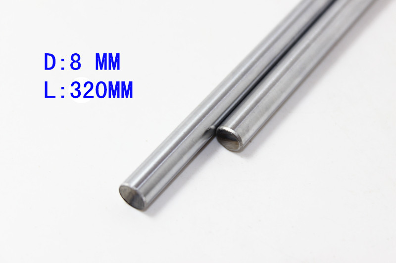 ホット cnc M8-320 ミリメートル円筒ロッド リニア ガイド レール スライド レール セクション モーション光軸仕入れ・メーカー・工場