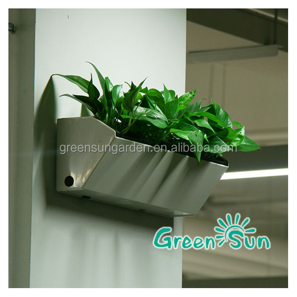 Vertical Garden System Flower Pot Wall Mount Green Wall Planter Box Buy Vertical Garden System