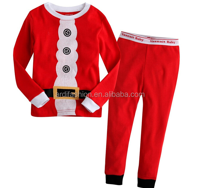 ベストセラーのクリスマス2014年アイテムをプレゼントクリスマスパジャマの赤ん坊の子供の女の子の子供たち問屋・仕入れ・卸・卸売り