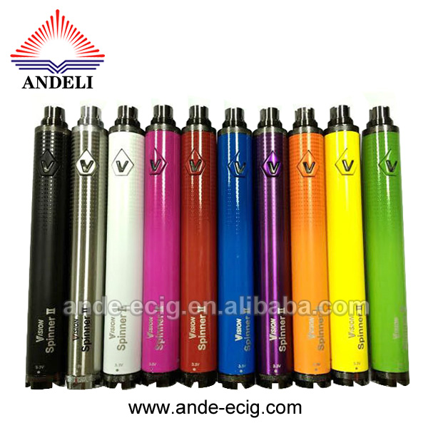 Better and cheapest 1600mah variable voltage e cig Vision spinner 2 battery