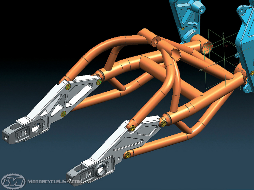 CNC aluminum plate hybrid swingarm.jpg