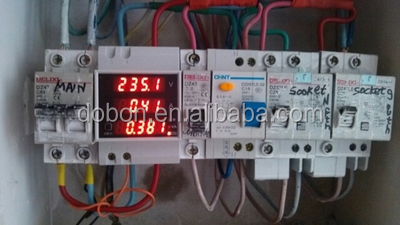 Ac80-300v100adin- レール赤緑のled表示ac電圧計電流計パワーメータ力率有効電力皮相電力ディスプレイ問屋・仕入れ・卸・卸売り