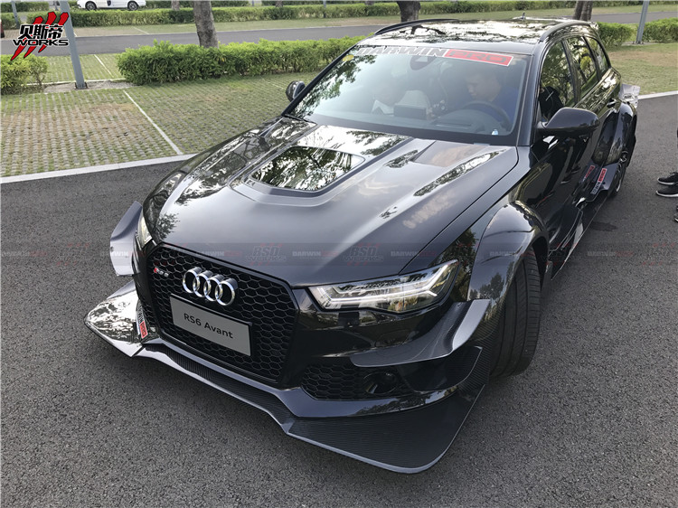 Darwinpro Rs6 Avant Dtm Style Full Carbon Fiber Full Wide Body Kit Set