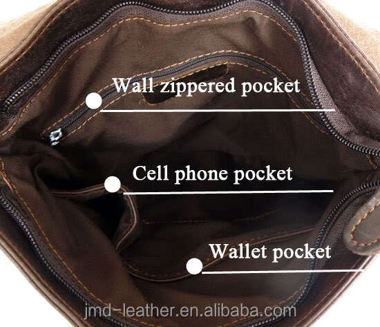 7046Q Dropship Bag Cowhide Tablet Messenger Bag
