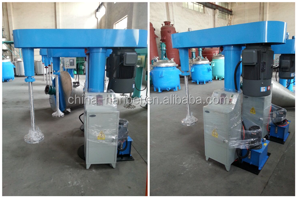 High speed elevating paint dispersion mixer with CE