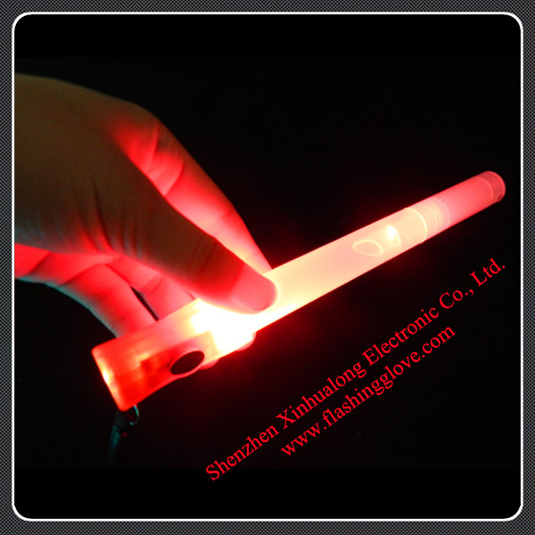 Glow Products LED Flashing Light Whistle Lollipop Sticks