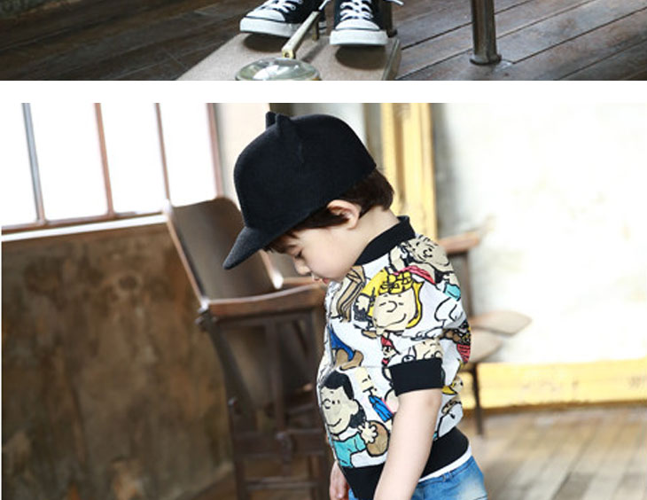卸売ファッションスタイルの漫画のパターンの子供少年野球のジャケット仕入れ・メーカー・工場