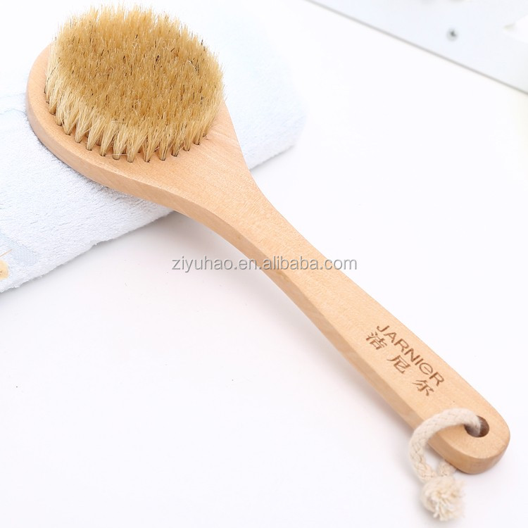 Functions Wooden Bath Brush For Bathing With Short Handle Long Handle