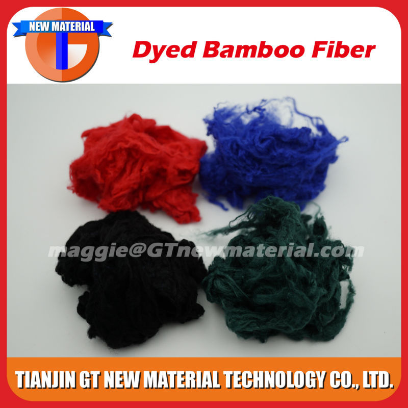 さまざまな色の竹ビスコース繊維、を下げる竹繊維価格仕入れ・メーカー・工場