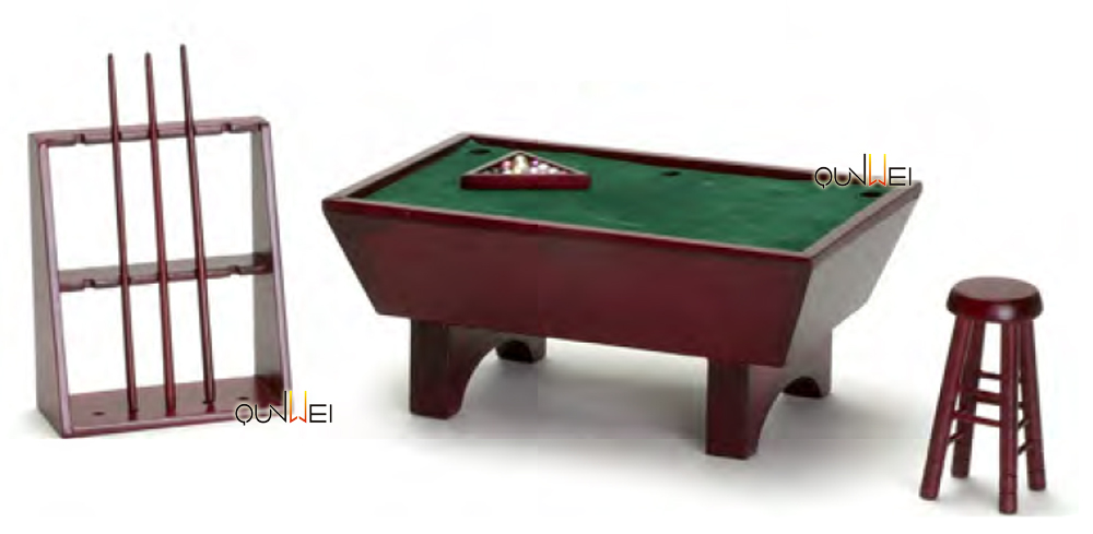 Vintage Miniature Toy Pool Table Billiard Buy Air Hockey Kids