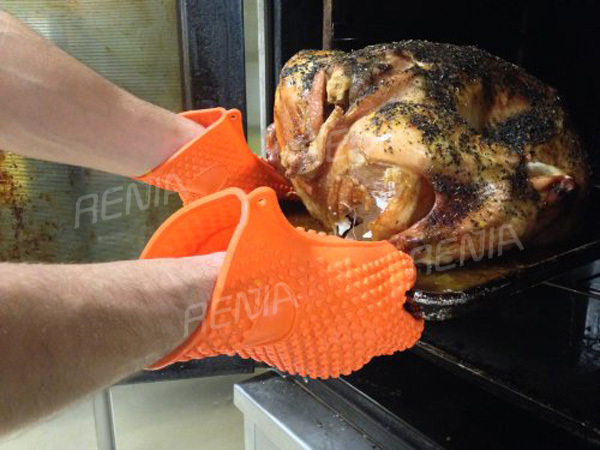 silicone bbq glove 2-3