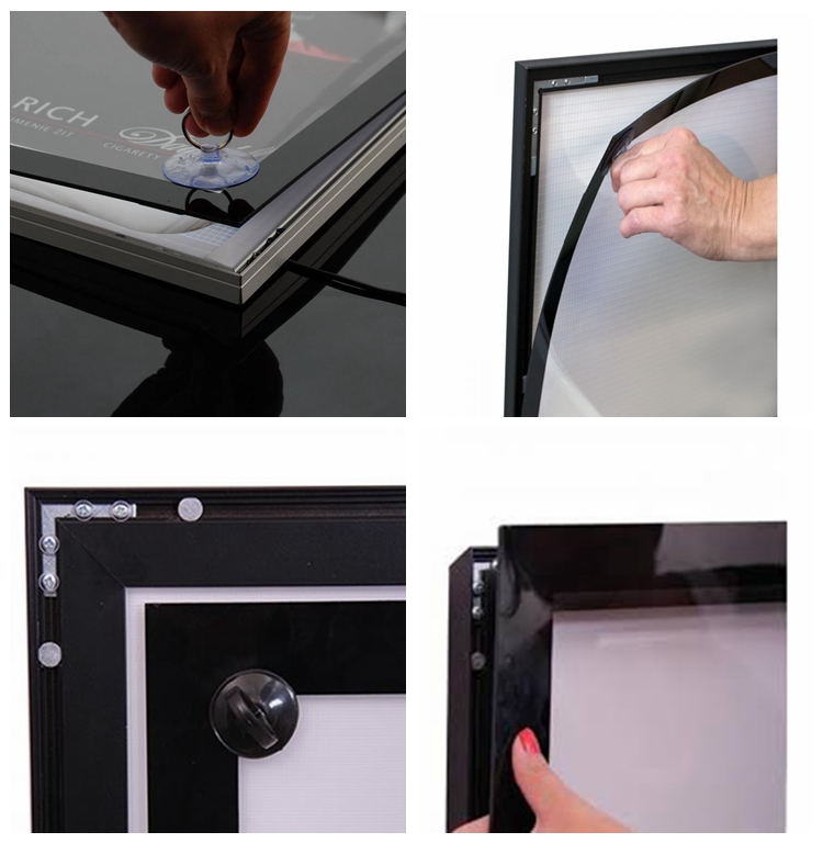 The Professional Aluminum Snap Frame Diy Led Backlight Panel Light Box