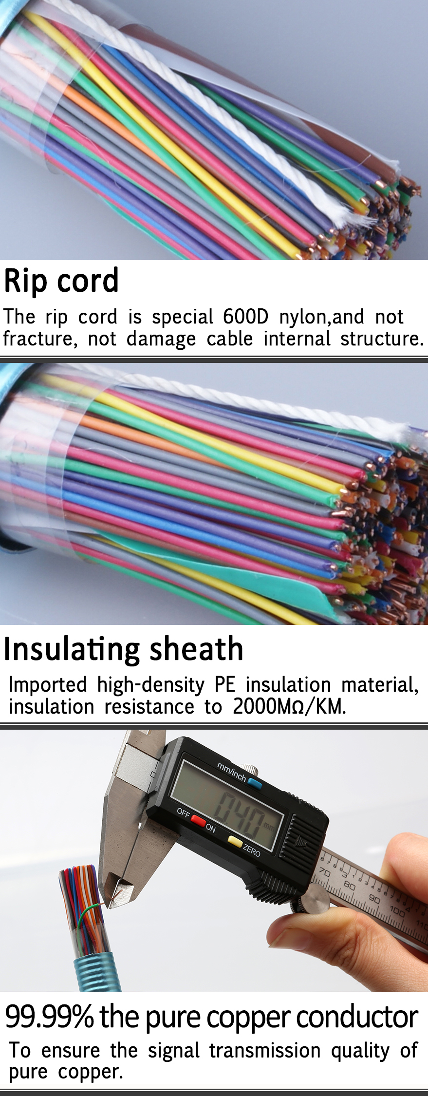 26 /24awg Anneal Copper 200 Pair Telephone Cable Buy 200 Pair