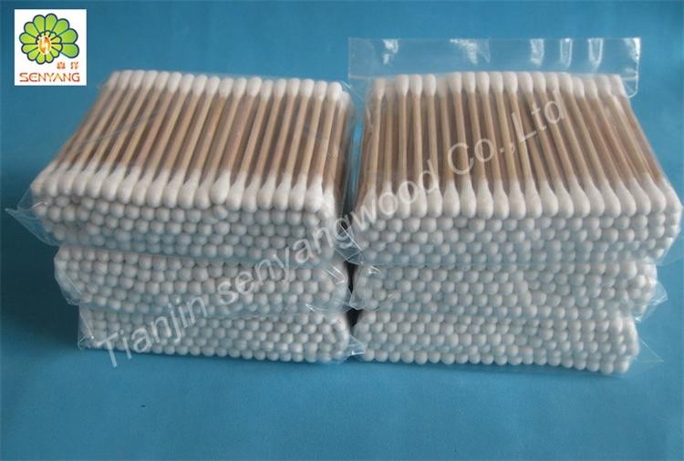 木の棒の綿100個にイヤホンコード印刷upcポリ袋 問屋・仕入れ・卸・卸売り