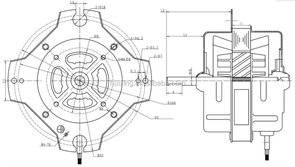Washing Machine Spin Motor - Buy Washing Machine Spin Motor,Spinning