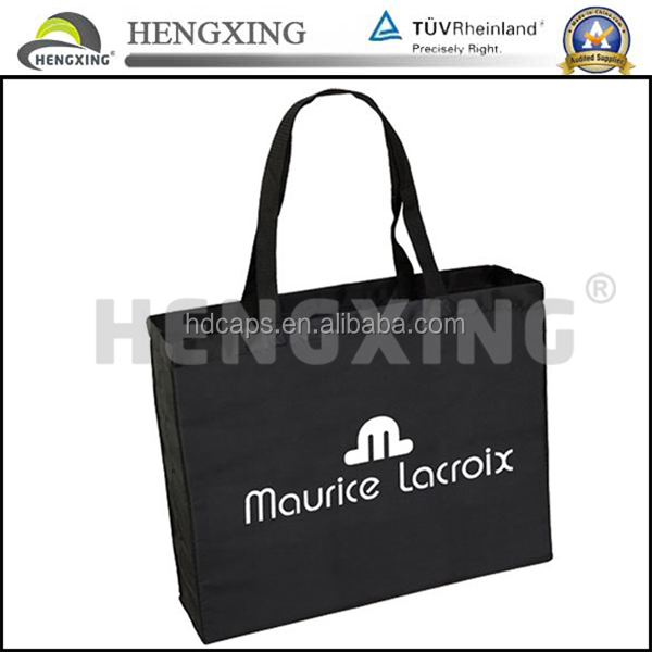 Custom high quality plain promotional printed tote bag