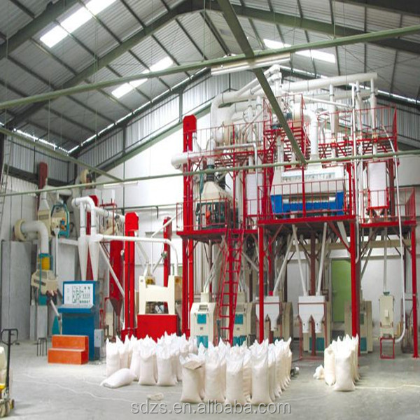 Bread wheat flour in bakery