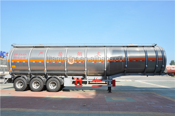 Aluminum alloy fuel tank semi trailer,alloy round fuel tank