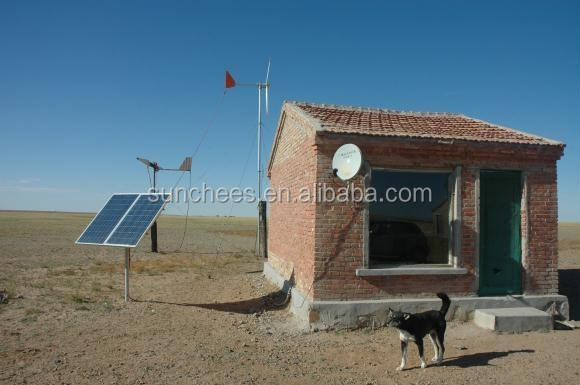 residential 5kw wind solar hybrid system (wind turbine + solar panels ).JPG