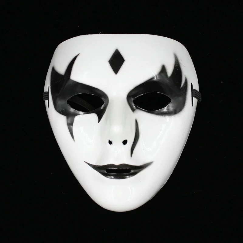 2017 Hot Sell Halloween Handpainted Masks,Street Dance Masks,Plastic