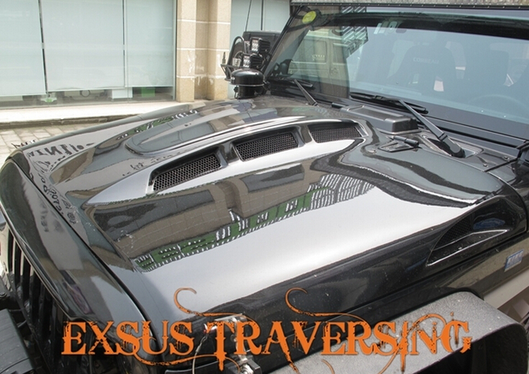 Most Popular Avenger Hood For Jeep Wrangler Jk With Carbon Fiber Vents