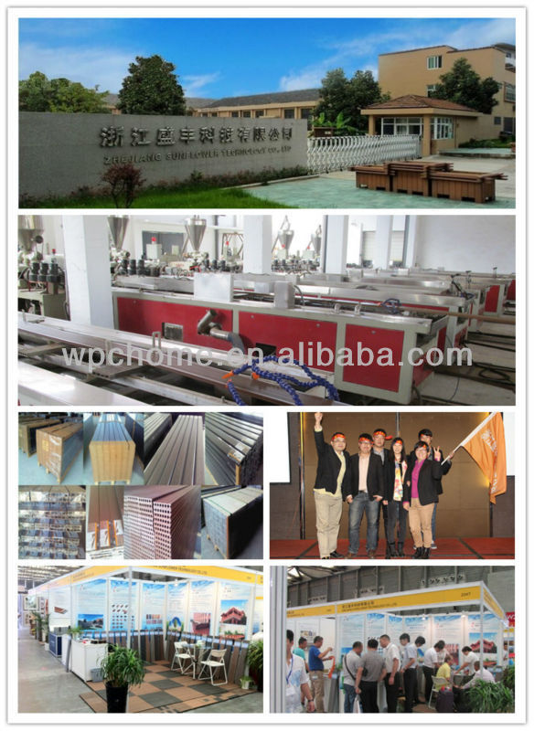 浙江省のヒマワリwpcデッキ、 フローリングは木材を取り替える、 外壁パネル 問屋・仕入れ・卸・卸売り