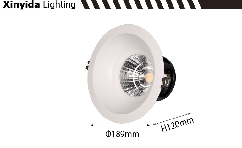 ホット販売ロングライフスーパーマーケットcob 12ワットip65 ledダウンライト仕入れ・メーカー・工場