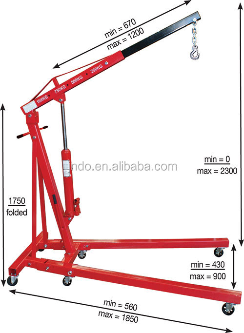 2 Ton Mini Lifting Crane Car Engine Cranes Buy Car Engine Cranes,Mini