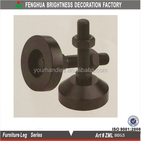 Nylon Cast Iron Furniture Leveler Feet Adjule For Cabinet New Metal Feet Stainless Steel Table Leveling Leveler For Conveyor System Zml8053aac