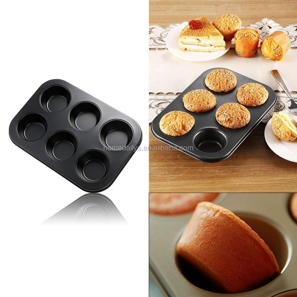muffin pan,Muffin cupcake and muffin pan 6-cup non-stick bakeware cake mould