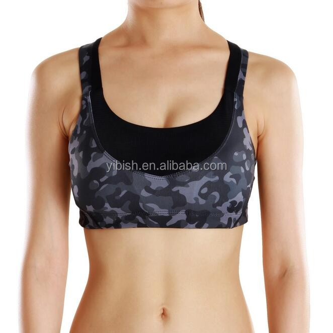 ホットセクシーなカスタム昇華プリントレディースヨガブラジャー卸売ドライフィットoem女性スポーツブラジャー# S150036仕入れ・メーカー・工場