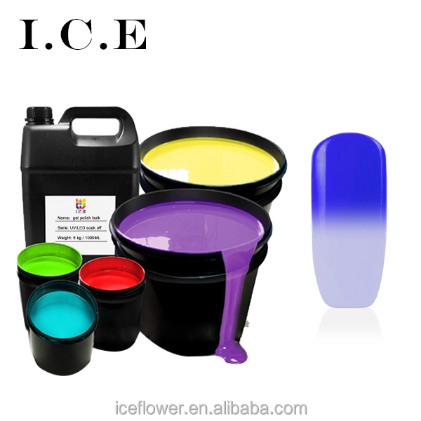 アイスネイルアート変化カラージェルポリッシュ、ソークオフuv/ledカメレオンサーモゲルポリッシュ、光沢計 問屋・仕入れ・卸・卸売り