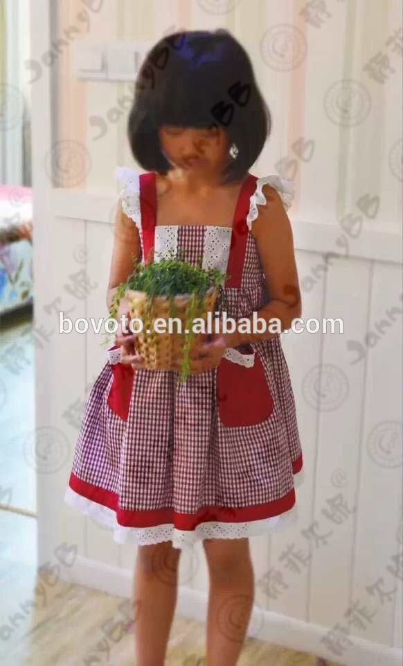女の子の子供の夏のノースリーブコットンドレスストラップドレス仕入れ・メーカー・工場