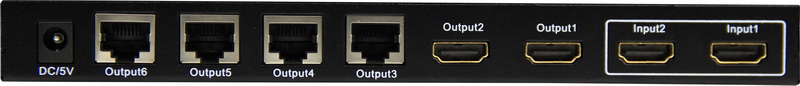 2×6 HDMIスイッチは/スプリッタ上の単一のCAT5e/6ケーブルは,3Dをサポート問屋・仕入れ・卸・卸売り