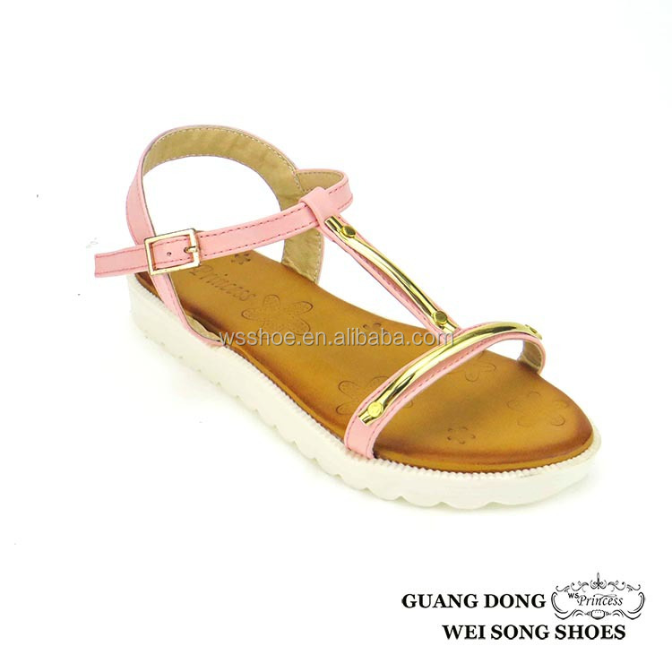 thin strap buckle adjustable open toe children sandals fashion flat ...
