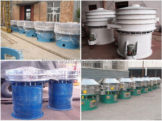 China automatic S49 series food grade powdered sugar cocoa milk powder vibration sifter machine