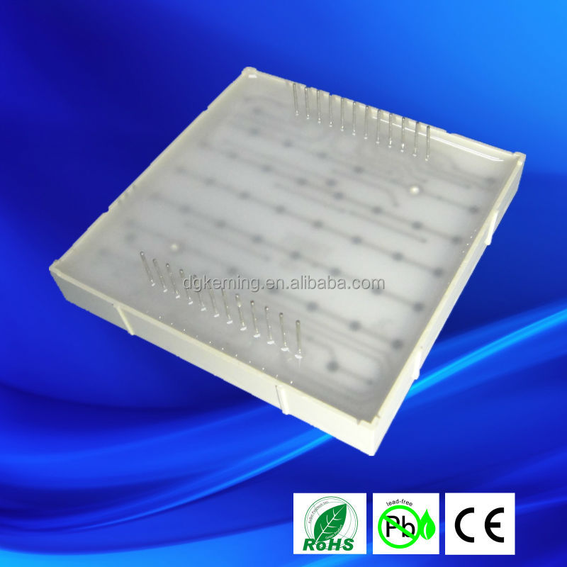 Promotion square dot 60.2x60.2mm led sign 8x8 rgb led matrix