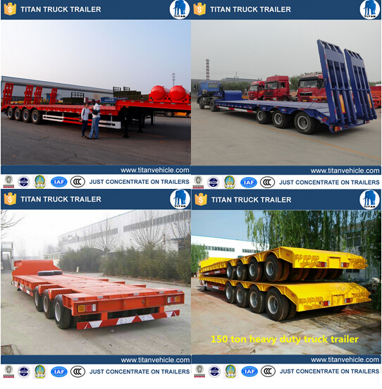 Widely used lowboy trailer for sale, detachable and rigid fixed gooseneck lowboy trailers for sale