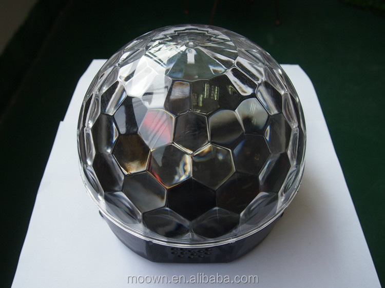 安い価格のディスコクリスタルmp3rgbledマジックボールの光リモコン付き仕入れ・メーカー・工場