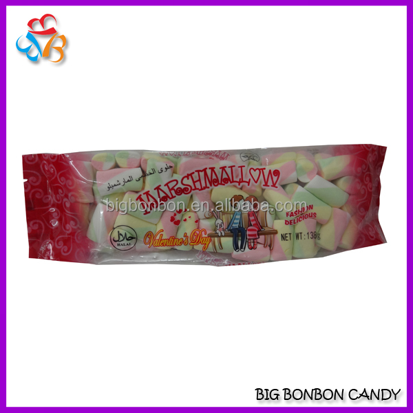 Halal Cylinder Shape Fruit Flavour Marshmallow