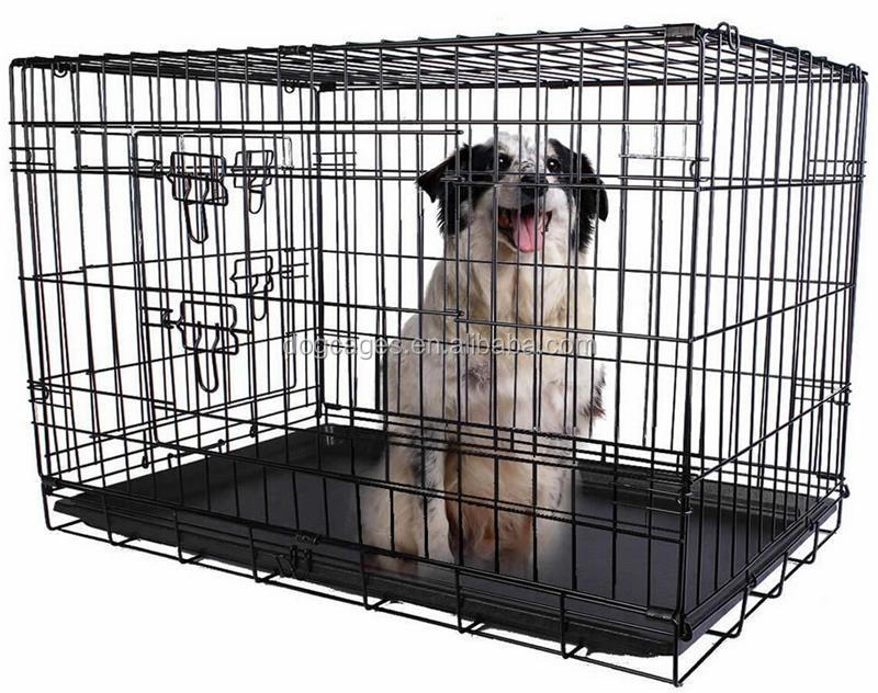 新しいblck36'' 2ドア大型犬用ケージペットケージ折りたたみ販売のための仕入れ・メーカー・工場