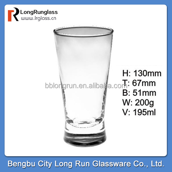 LongRun 195ml tall and thin tableware glass juice cup&red wine glassware& beer glass cup glassware
