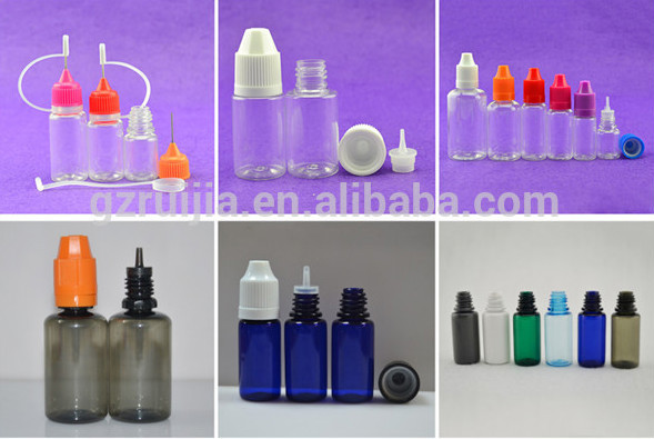 ペット明確なeliquid8ミリリットル用ボトルプラスチック製のドロッパーボトルの子は/卸売リングシールを改ざん仕入れ・メーカー・工場