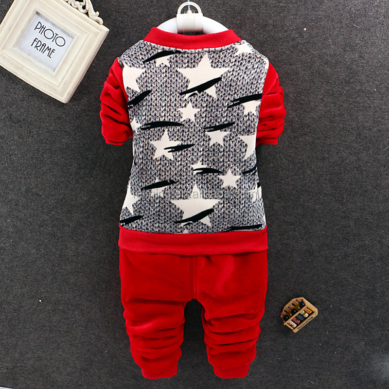 バルク卸売子供服赤ちゃんの衣服の設計とスターパンツコート子供の摩耗冬安い新生児の衣類のセット仕入れ・メーカー・工場
