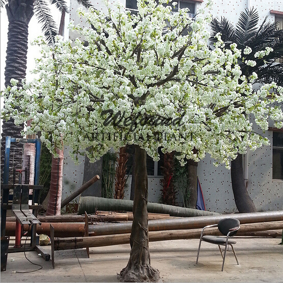 桜の木白、 白結婚式の装飾のための桃の花のツリー問屋・仕入れ・卸・卸売り