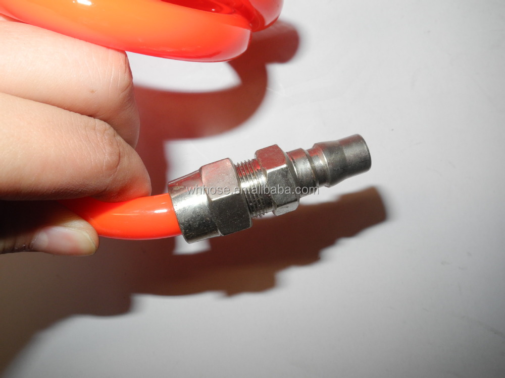 12mm od pu recoil hose with japan style two touch fitting