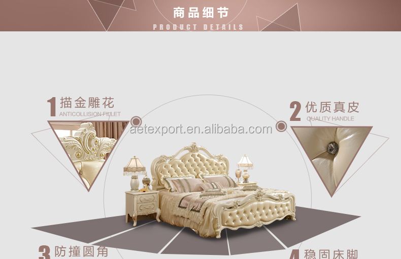 2015 hot vente meubles européenne style de chambre à coucher ... Chambres à coucher de luxe 2015