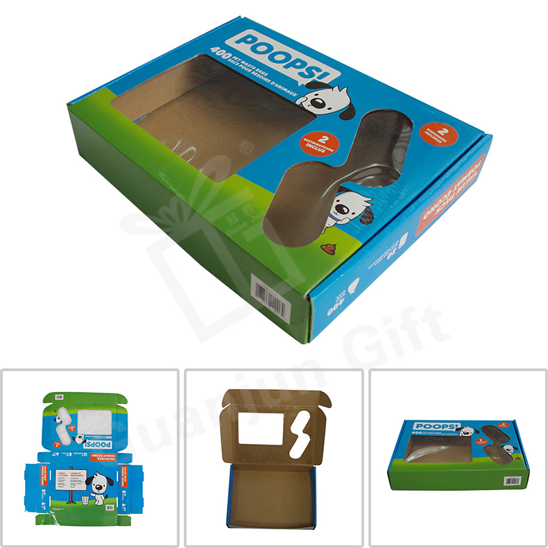 color box Corrugated box 11 window air box(xjt)01