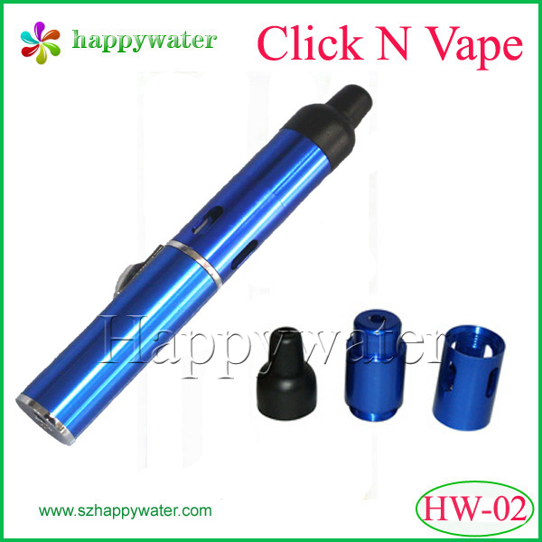 burn dry herb Click n Vape refill the gas