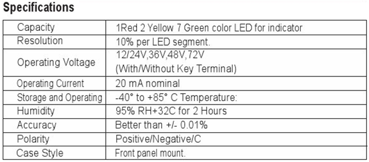 バッテリーの充電放電インジケータ12v24v36v48v72v車両のための高品質の車のゴルフカート問屋・仕入れ・卸・卸売り